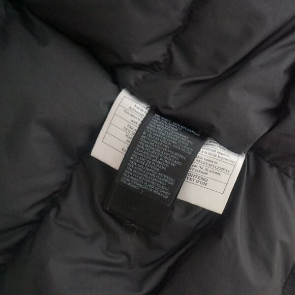 The North Face Black Puffer Belted Zip Up Winter Coat Large - Picture 12 of 15